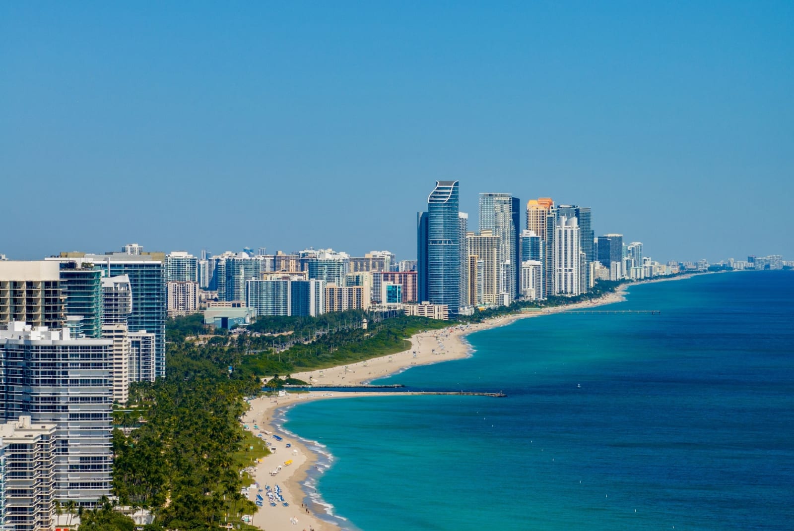 miami vue aerienne