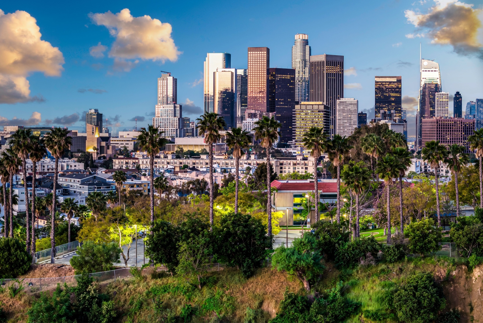 vue panoramique de los angeles